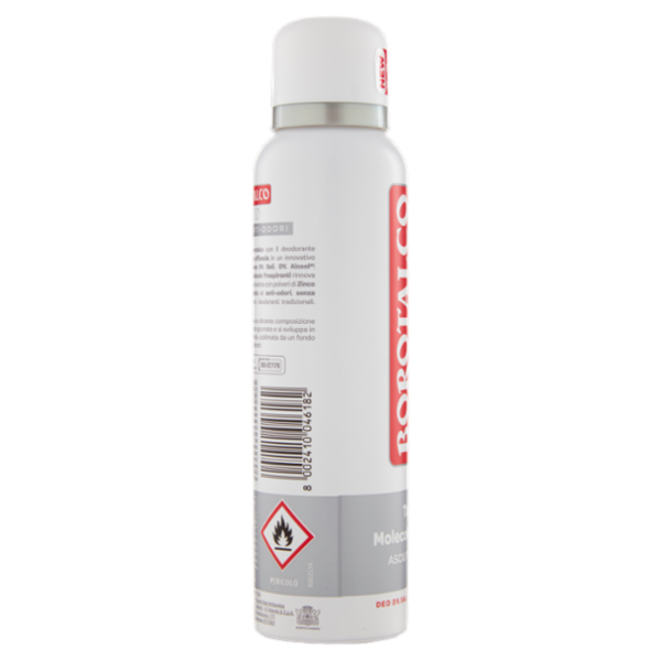 Borotalco purø Profumo di Brezza Muschiata Deo 0% Sali 150 ml