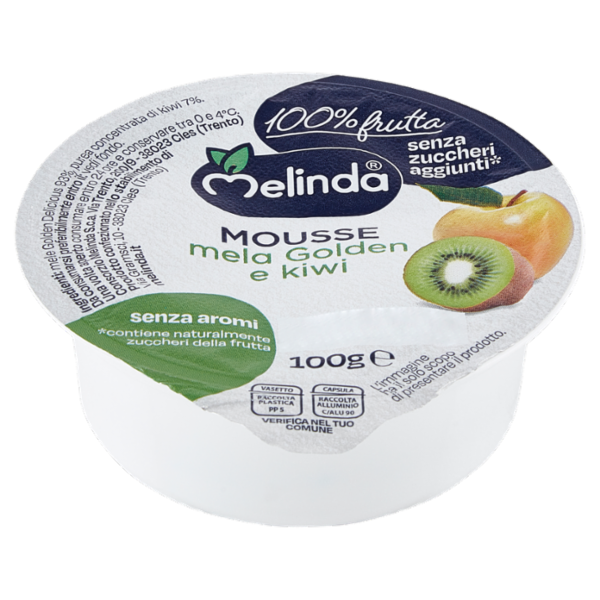 Melinda Mousse mela Golden e kiwi 100 g