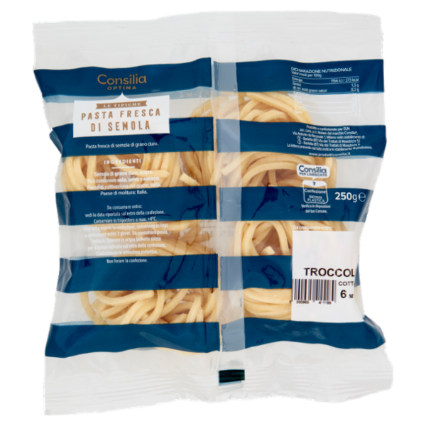 Consilia Optima Pasta Fresca di Semola Troccoli 250 g