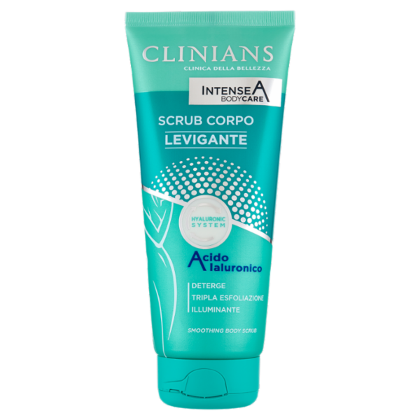 Clinians Intense A Bodycare Scrub Corpo Levigante Acido Ialuronico 200 mL
