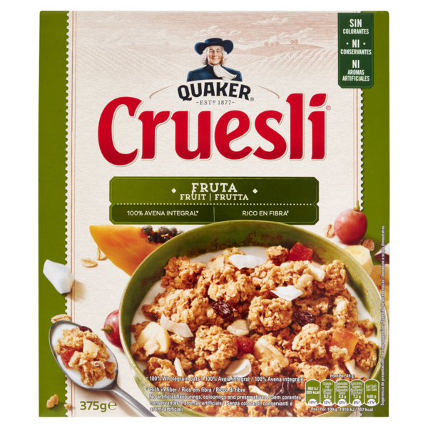 Quaker Cruesli Frutta 375 g