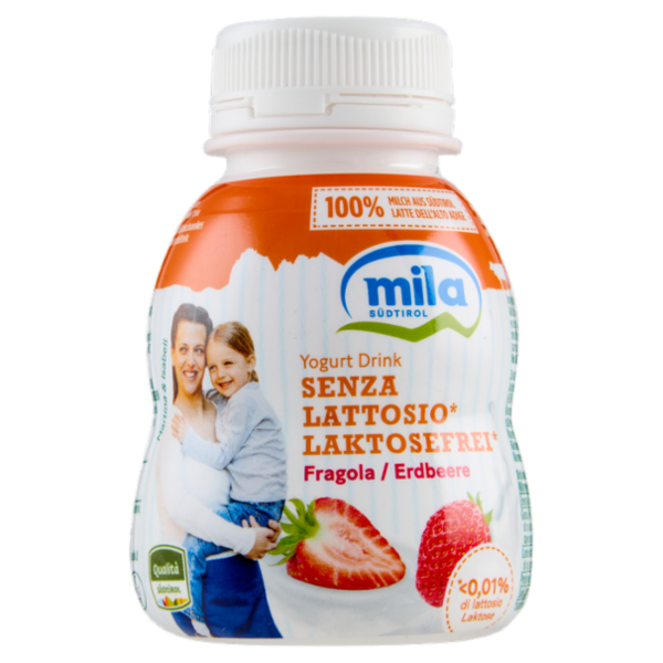 mila Yogurt Drink Senza Lattosio* Fragola 200 g