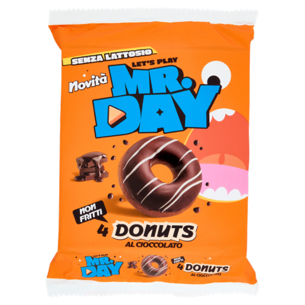 Mr.Day 4 Donuts al Cioccolato 4 x 50 g