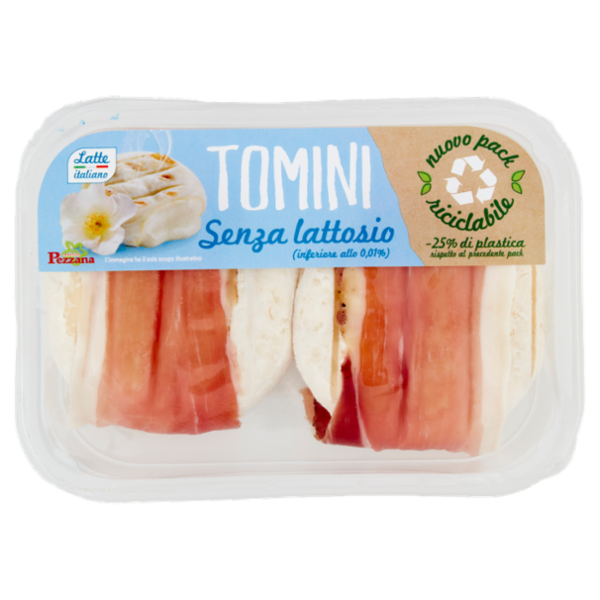 caseificio Pezzana Tomino Tirolese Senza Lattosio* 0,220 kg