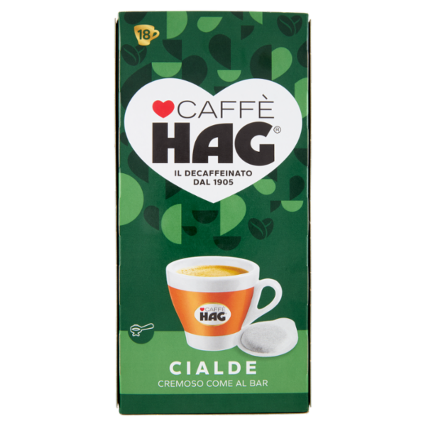 Caffè HAG 18 cialde di Caffè Decaffeinato 126g
