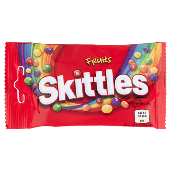 Skittles Fruits Caramelle al gusto Frutta 38g