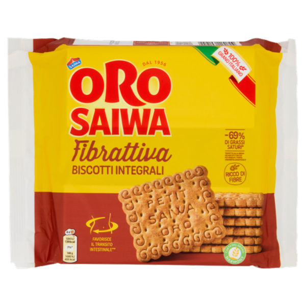 Oro Saiwa biscotti secchi Fibrattiva - 420 g
