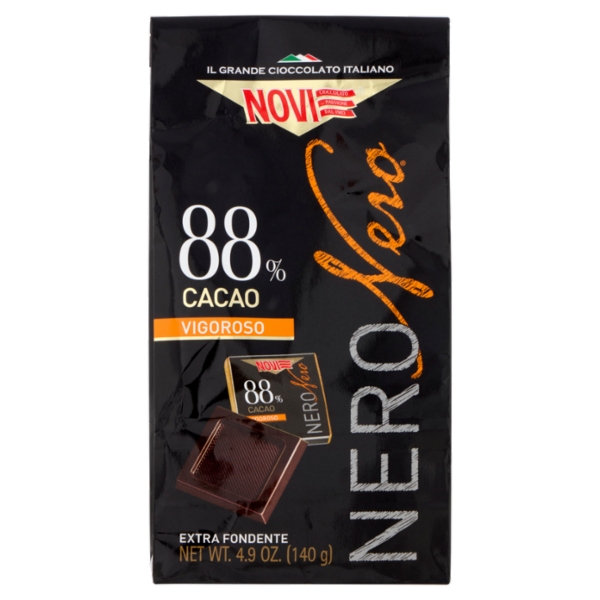 Novi NeroNero 88% Cacao Vigoroso Extra Fondente 140 g