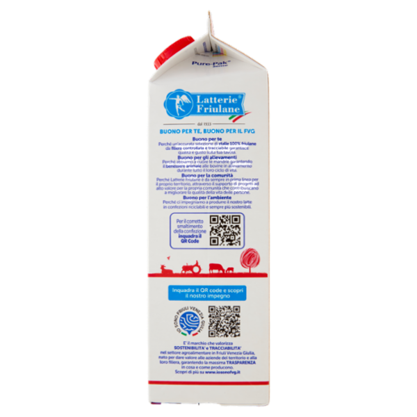 Latterie Friulane Latte Parzialmente scremato Più Giorni 1000 ml