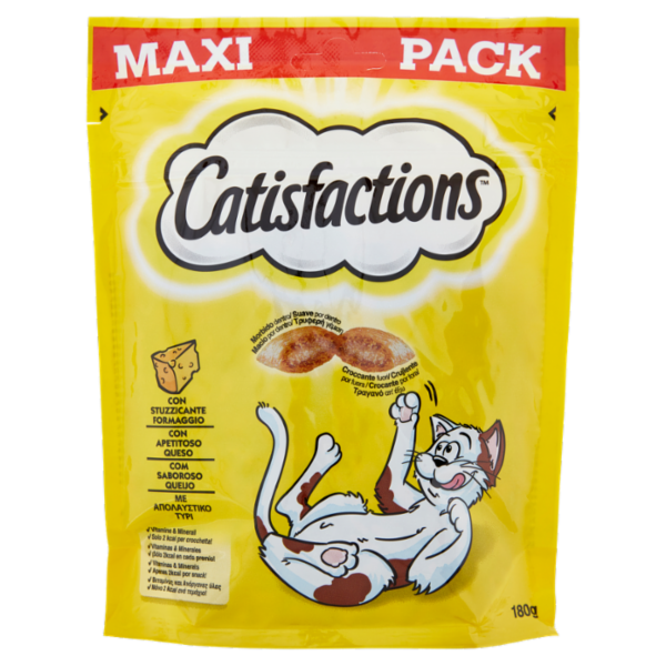Catisfactions Maxi Pack con Stuzzicante Formaggio 180 g