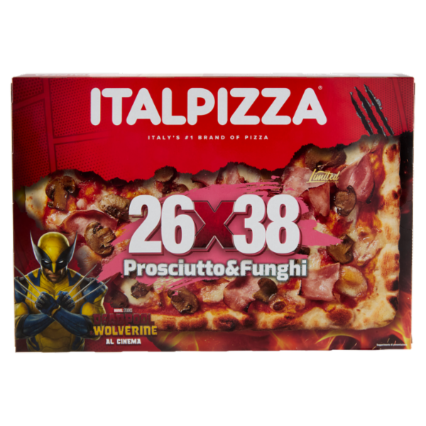 Italpizza 26x38 Prosciutto&Funghi 570 g