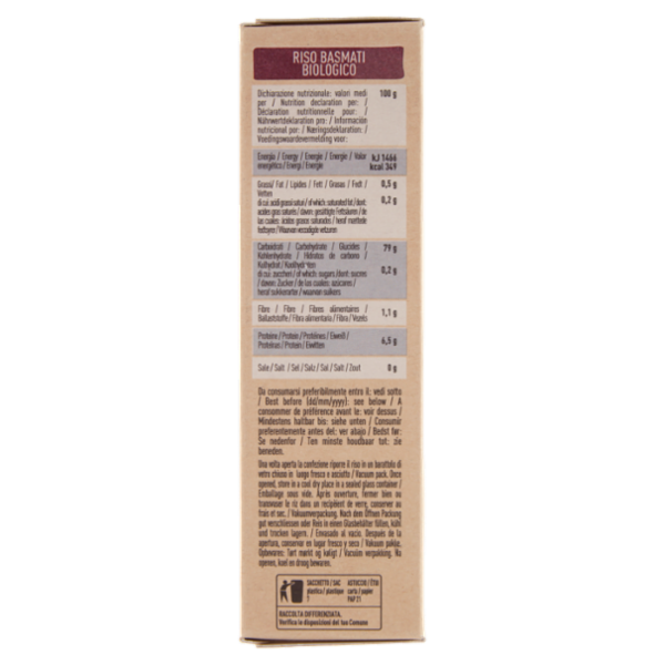 alce nero Riso Basmati 500 g