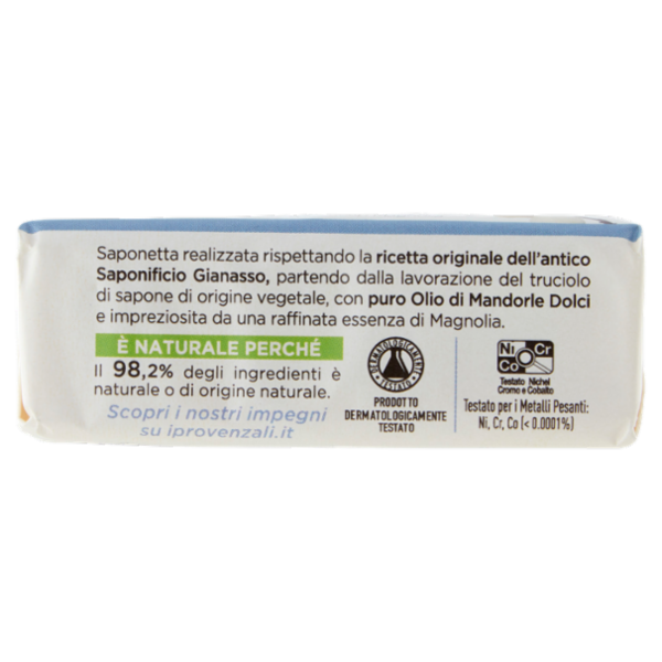 I Provenzali Sapone Vegetale Mandorle Dolci al profumo di Magnolia 100 g