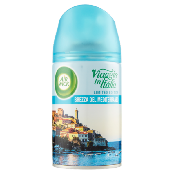 Air Wick Freshmatic Collection 3 - Brezza del Mediterraneo Spray Automatico Ambienti Ricarica 250 ml