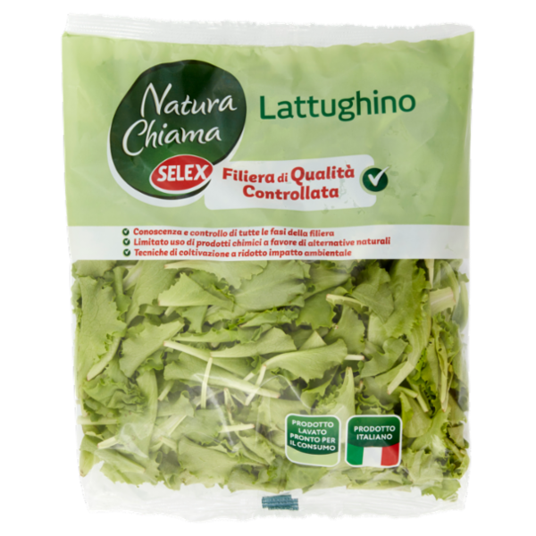 Selex Natura Chiama Lattughino Lavato e Pronto per il Consumo 150 g