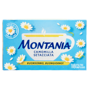 Montania Camomilla Setacciata 18 Filtri Infuso 31,5 g