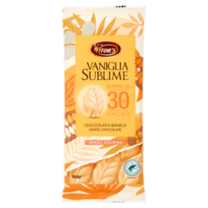 Witor's Vaniglia Sublime 30% Burro Di Cacao Cioccolato Bianco 100 g