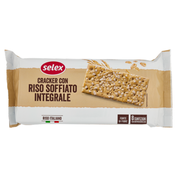 Selex Cracker con Riso Soffiato Integrale 300 g