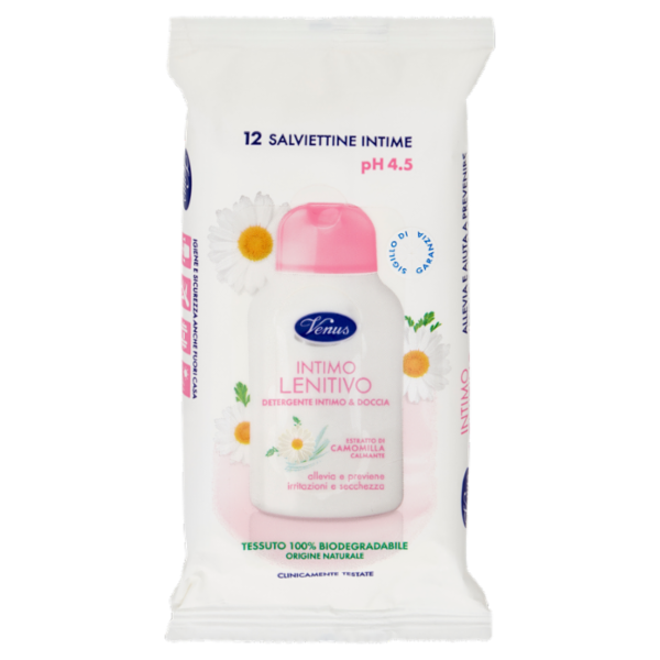 Venus Intimo Lenitivo Salviettine Intime 12 pz