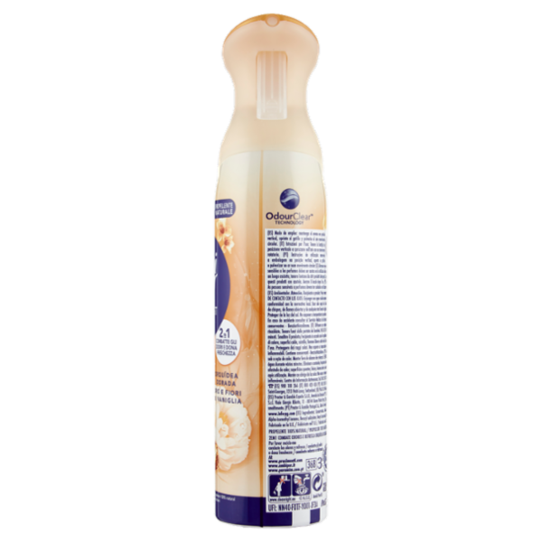 Ambi Pur Profumatore per Ambienti Deodorante Spray, Oro e Fiori di Vaniglia 185 ml