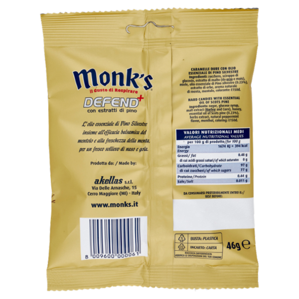 Monk's Defend⁺ con estratti di pino 46 g