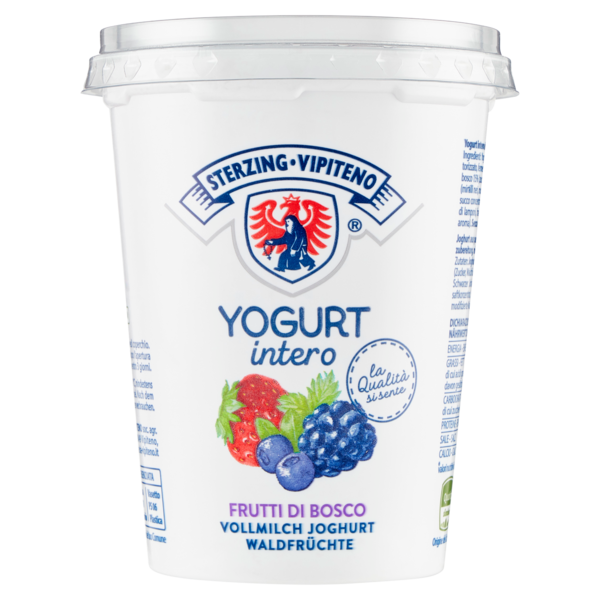 Sterzing Vipiteno Yogurt intero Frutti di Bosco 500 g