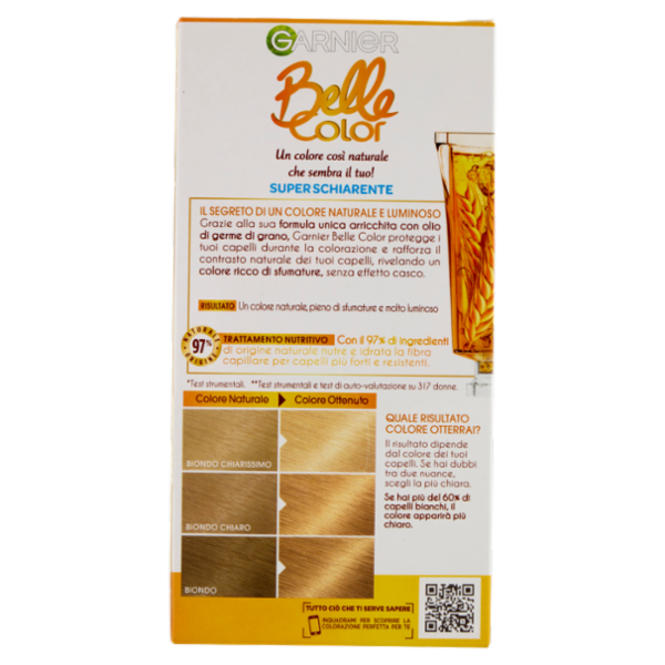 Garnier Belle Color Colorazione Permanente 110 Biondo Chiarissimo Naturale