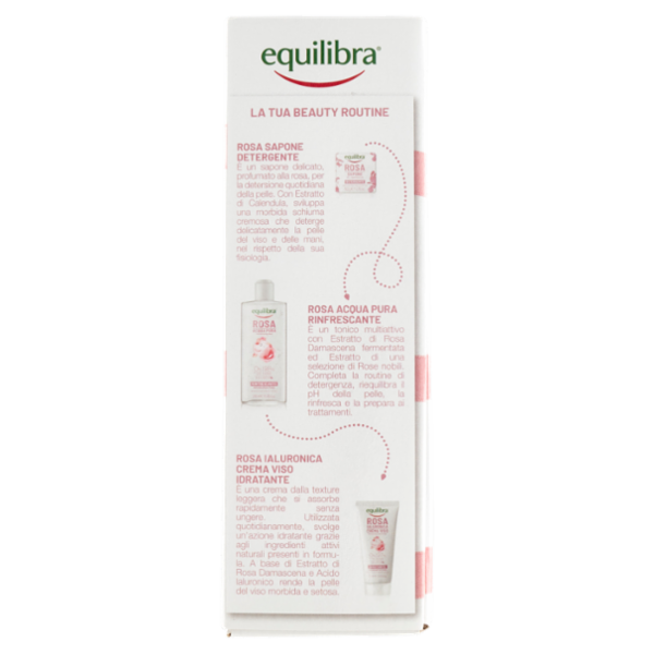 equilibra Kit Viso Rosa Ialuronica Idratante