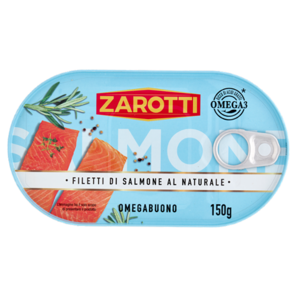 Zarotti Filetti di Salmone al Naturale 150 g