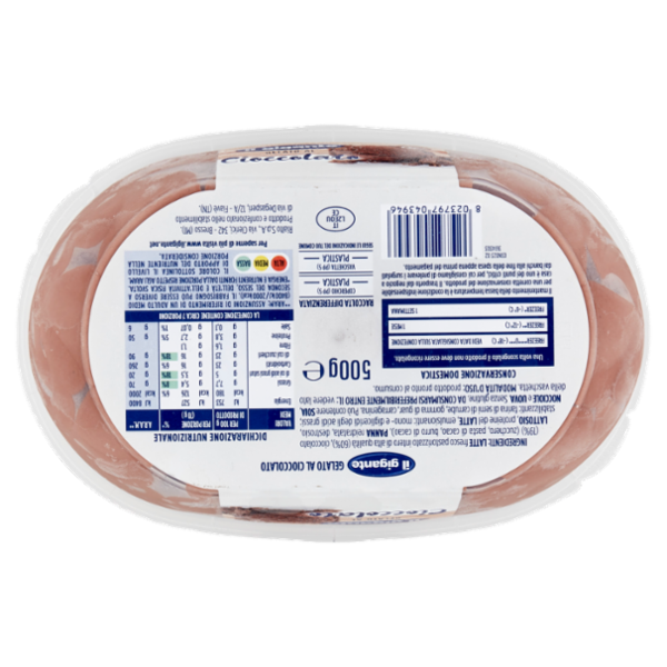 IL GIGANTE Gelato al Cioccolato 500 g