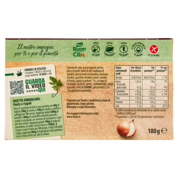 Knorr Classico 18 Dadi 180 g