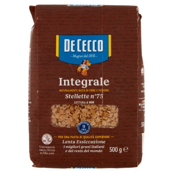De Cecco Integrale Stellette n° 75 500 g