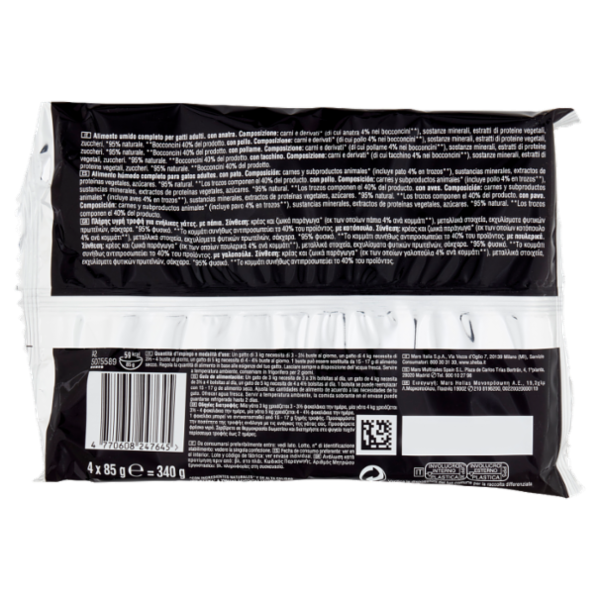 Sheba Delicatezze in gelatina cibo umido gatto Selezione Delicata 4x85g