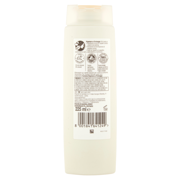 Pantene Shampoo+Balsamo+Trattamento 3in1 Rigenera e Protegge 225 ml