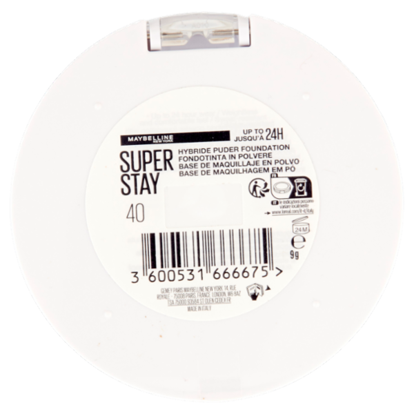 Maybelline New York Super Stay Fondotinta in Polvere 40 9 g