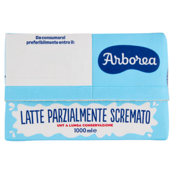Arborea Latte Parzialmente Scremato UHT a Lunga Conservazione 1000 ml