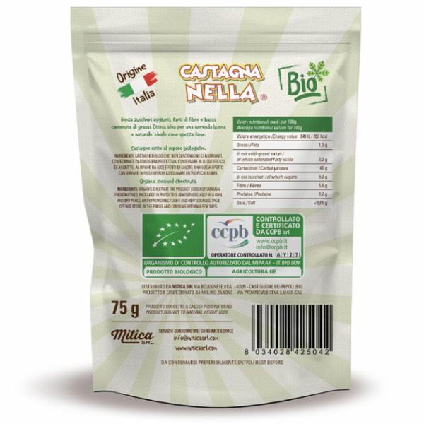 CASTAGNE SNACK BIO 75g