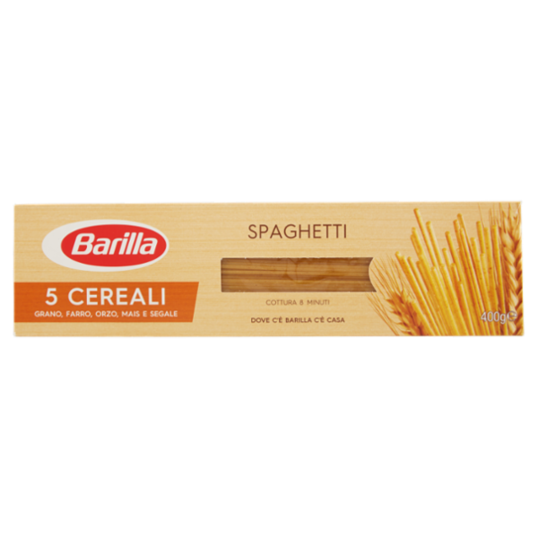 Barilla Pasta 5 Cereali Spaghetti Fonte di Fibre 400g
