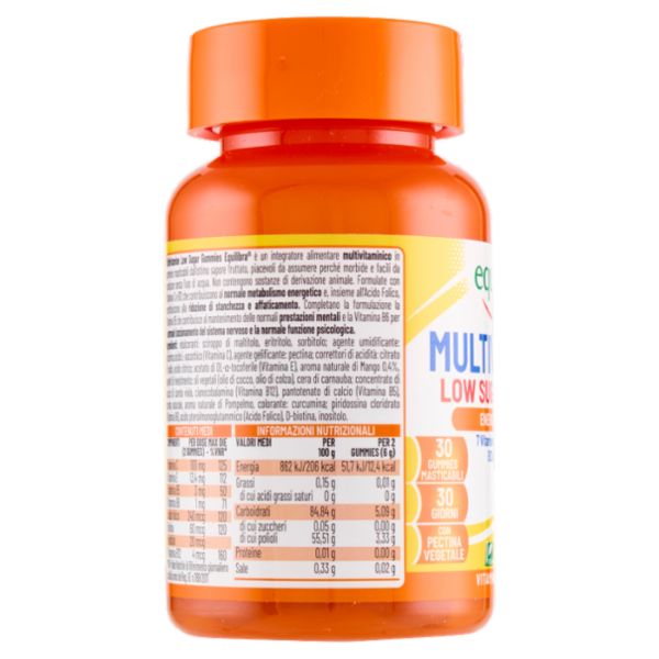 equilibra Multivitamine Low Sugar Gummies 30 gummies 90 g