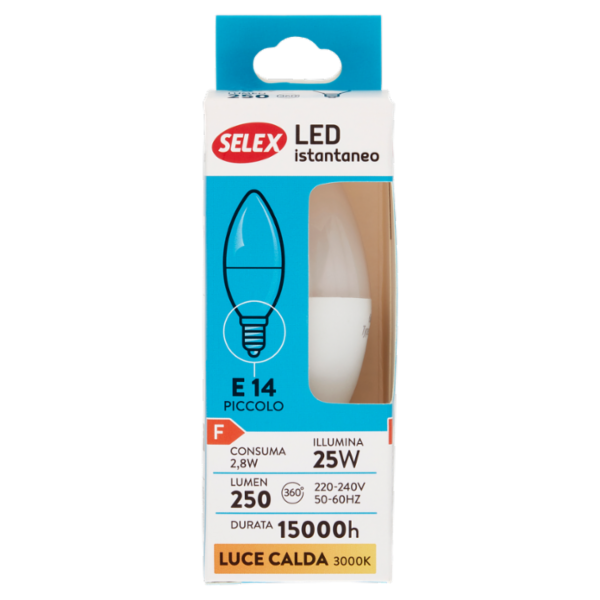 Selex Lampadina Led SMD Mini Oliva E14 3W