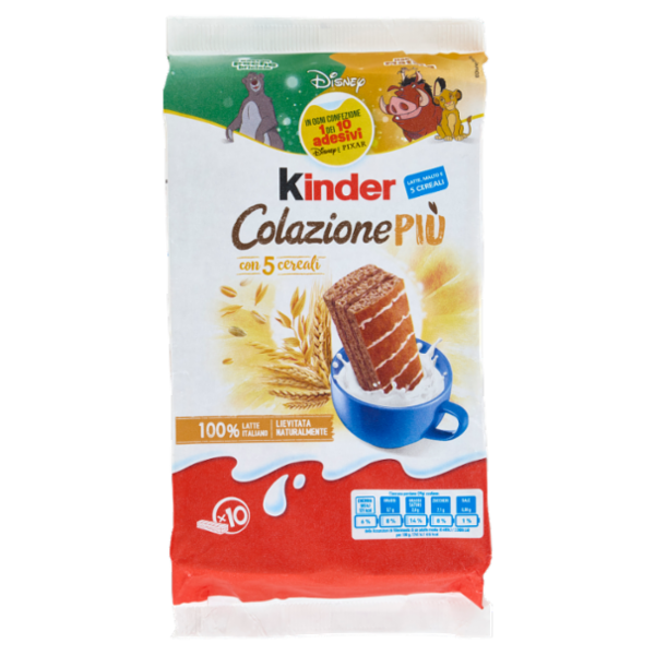 Kinder Colazione Più con 5 cereali 10 x 29 g