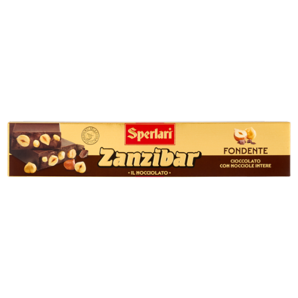 Sperlari Zanzibar il Nocciolato Fondente Cioccolato con Nocciole Intere 150 g