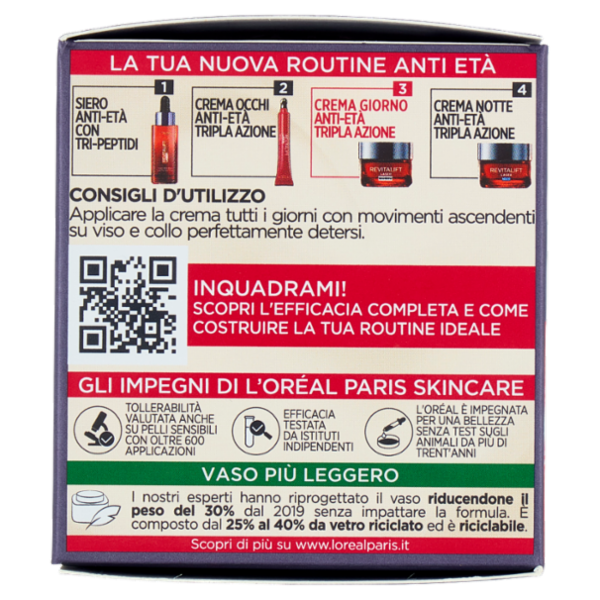 L'Oréal Paris Revitalift Laser Tripla Azione Crema Anti-Età Giorno 50 ml