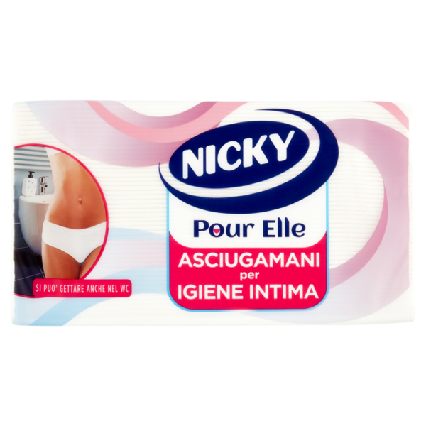 Nicky Pour Elle Asciugamani per Igiene Intima Fogli 100 pz