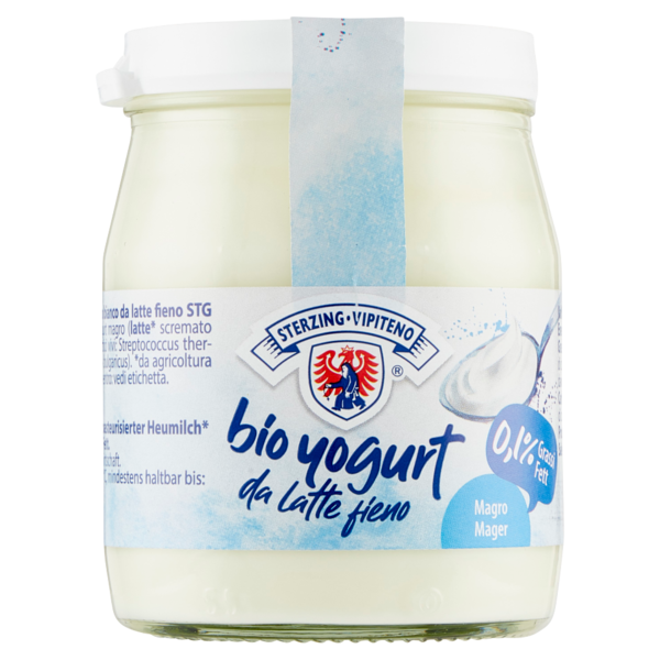 Sterzing Vipiteno bio yogurt da latte fieno Magro 150 g
