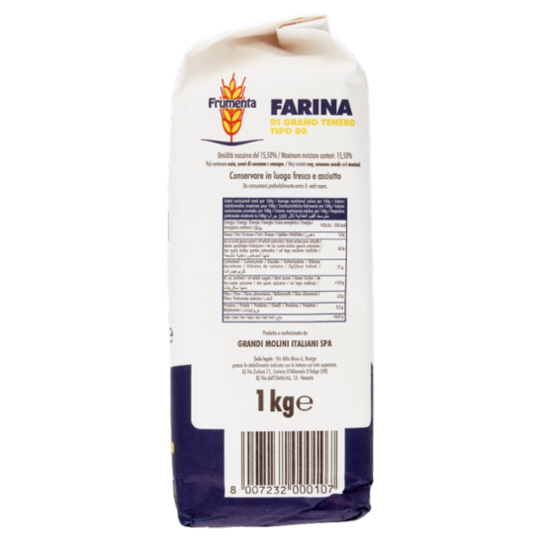 Frumenta Farina di Grano Tenero Tipo 00 1 Kg