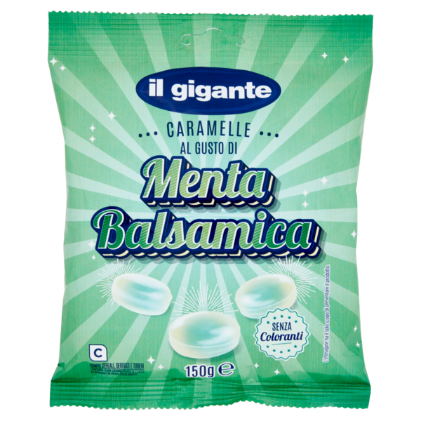 IL GIGANTE Caramelle al Gusto di Menta Balsamica 150 g