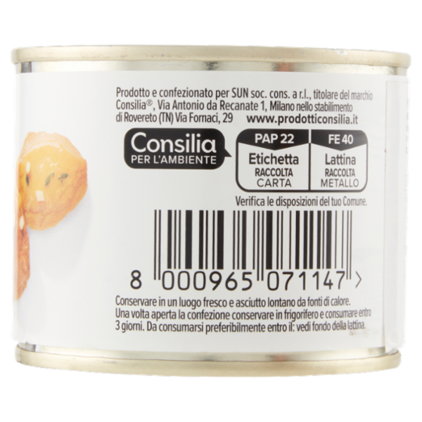 Consilia Funghi Porcini Trifolati in Olio di Semi di Girasole 180 g