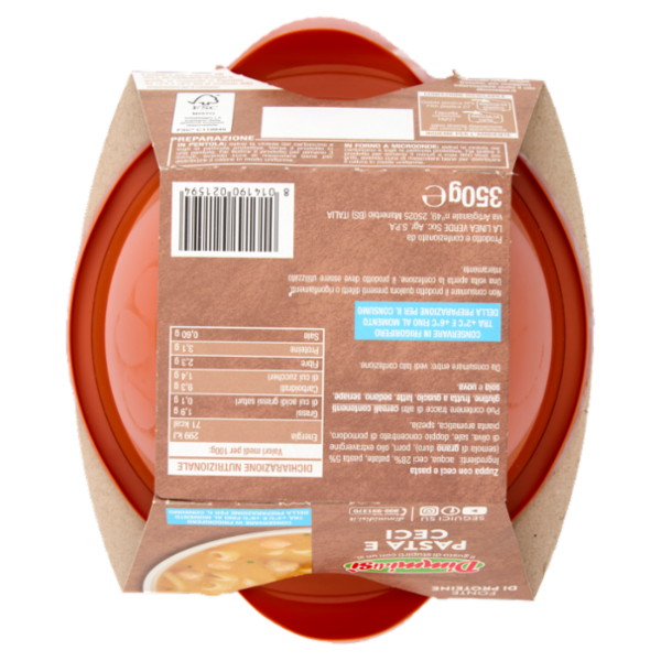 DimmidiSì Pasta e Ceci Monoporzione 350 g