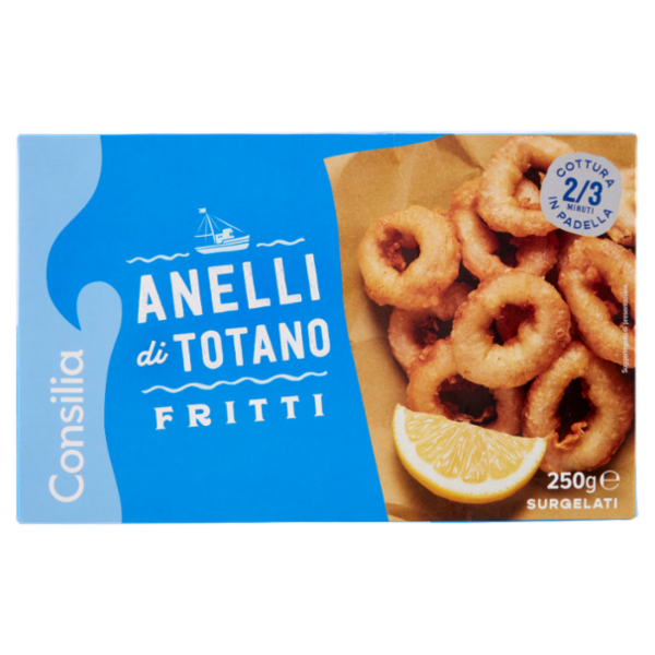 Consilia Anelli di Totano Prefritti e Surgelati 250 g